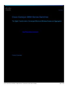 cisco 3850 datasheet